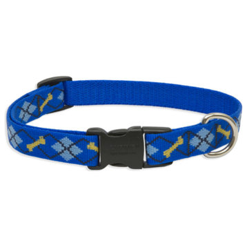 Lupine 41834 Originals Adjustable Collar for Small Dogs, Dapper Dog, 1/2"x8-12"