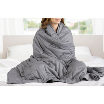 DII 15lbs Weighted BlanketTaupe