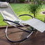 Outdoor Rocking Chair, Ecru