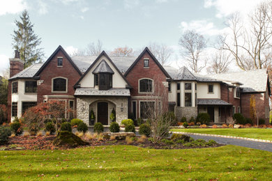 Example of an exterior home design in New York