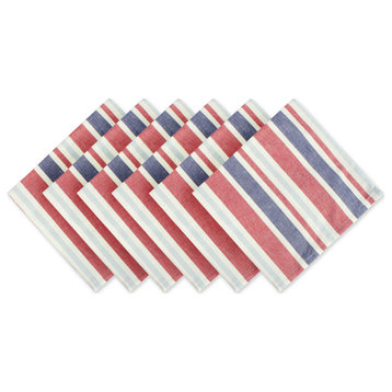 DII Patriotic Stripe Napkin, Set of 6