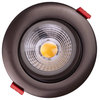 4" LED Gimbal Recessed Downlight, Oil-Rubbed Bronze, 3000k