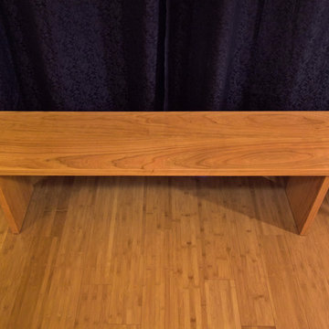Custom Solid Cherry Bench