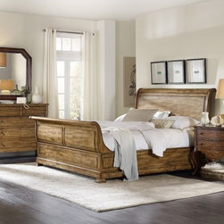 Archivist Queen Sleigh Bed w/Sleigh Footboard - Bed Frames
