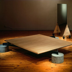 Oblomov's Dream Platform Bed & Inane Rolling Mirror - Bedroom Products