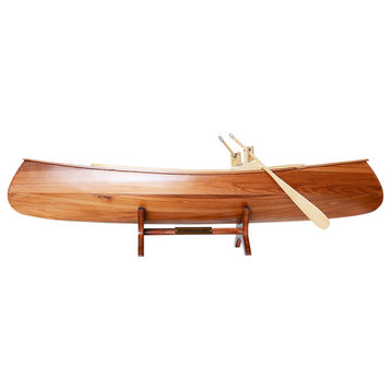 Peterborough Canoe Wooden Handcrafted boat model