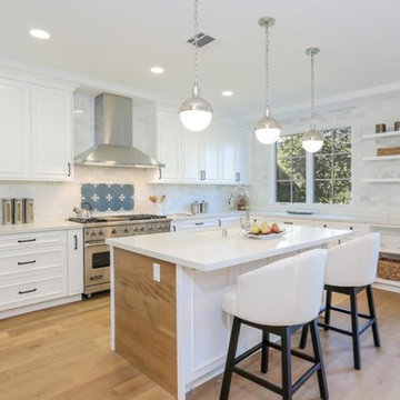 multiple clé tiles featured all over modern home
