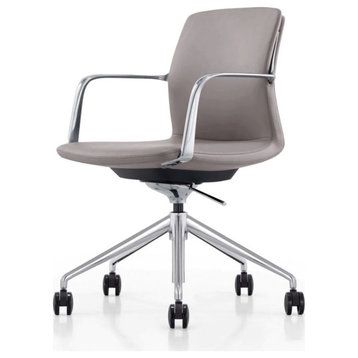 Dara Modern Gray Mid Back Conference Office Chair
