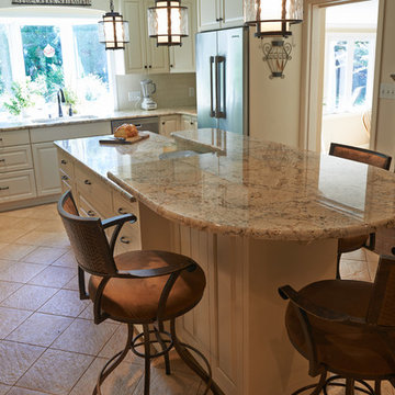 Kitchen provides gathering space for family & friends