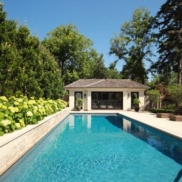 Custom pool, spa, and water features