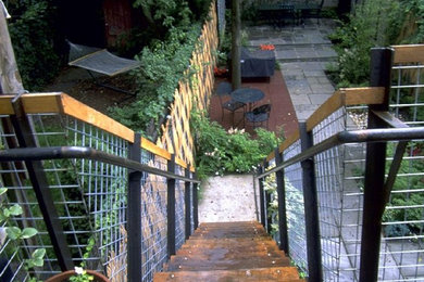 Deck - industrial deck idea in New York