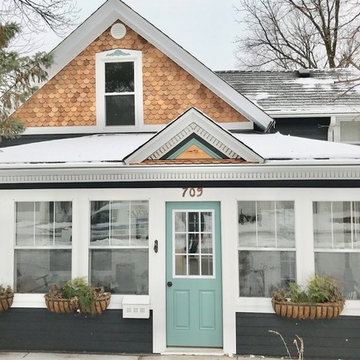 Adam’s & Erin’s Decking, Window, Metal Roofing, Insulation, & Siding Project in