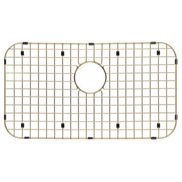 Kitchen Sinks Protector Matte Gold Stainless Steel Grid