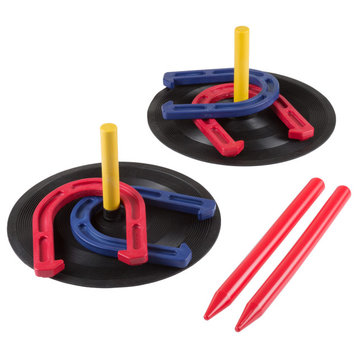 Rubber Horseshoes Game Set for Outdoor and Indoor Games