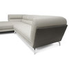 Baxton Studio Quall Gray Modern Sectional Sofa