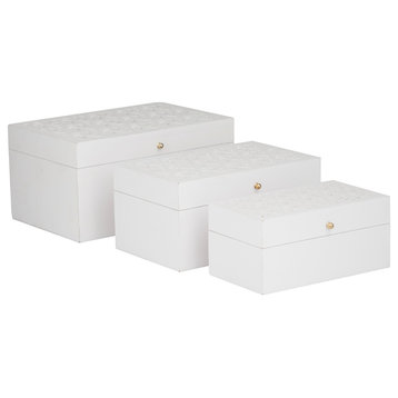 Modern White Wood Box Set 561885