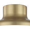 Mitzi H144501S Livvy 1 Light 9"W Semi-Flush Ceiling Fixture - Polished Nickel
