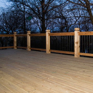 Brown - Pressure treated deck in Kansas City