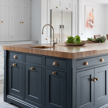 Traditional Country Hand Painted Framed Kitchen
