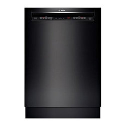 Bosch 24" Recessed Handle 500 Series Dishwasher, Black | SHE65T56UC - Dishwashers
