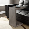 Accent Table, Dark Taupe