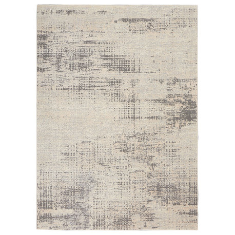 Calvin Klein CK950 Rush 4' x 6' Ivory Beige Modern Indoor Area Rug