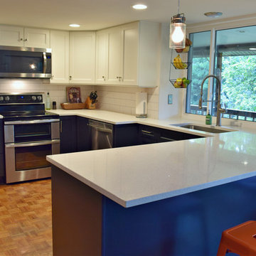 Caley Avenue - Blue and White Kitchen
