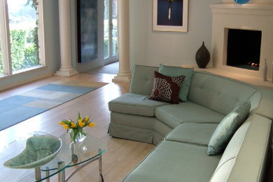 Inspiration for a transitional living room remodel in Minneapolis