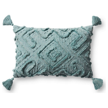 ED Ellen DeGeneres Crafted by Loloi PED0018 Teal 13" x 21" Cover Only Pillow