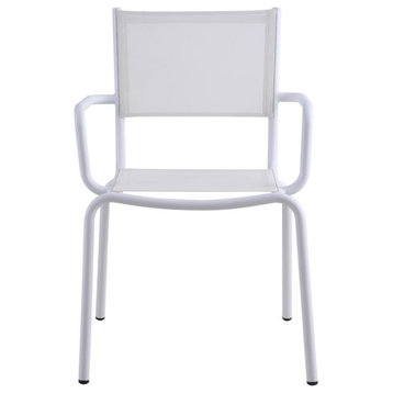 Outdoor Arm Chair W/ Aluminum Frame - 4 Per Box