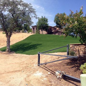 Artificial grass installation in Northern California 11
