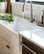 Austen 36" Farmhouse Fireclay Single Bowl Kitchen Sink, Crisp White and Care Kit
