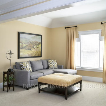 Yellow and Gray Bedroom