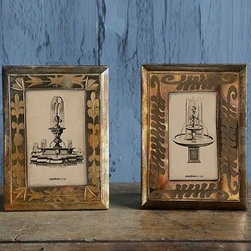 MERCURY GLASS PICTURE FRAMES - COPPER FINISH, SET OF 2 - Products