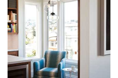 Example of a transitional kitchen design in Other