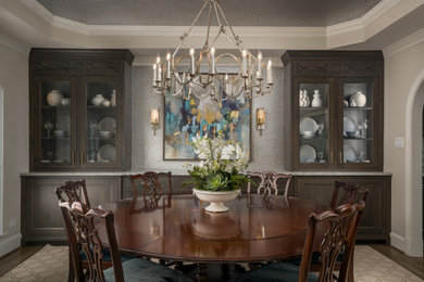 Inspiration for a transitional dining room remodel in Richmond