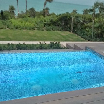 Custom Fiberglass Hot Tub done in Turks & Caicos