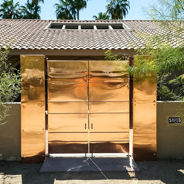 Courtyard Entry Gates and Columns