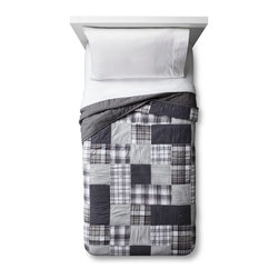 Hand-Stitched Patchwork Plaid Quilt - Pillowfort&trade; - Products