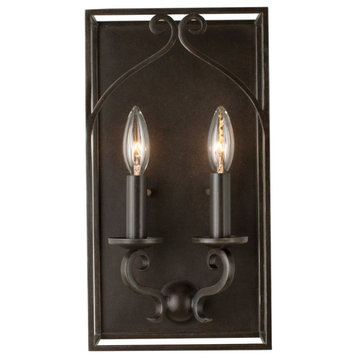 Kalco 508220 Somers 2 Light 14" Tall Wall Sconce - Heirloom Bronze