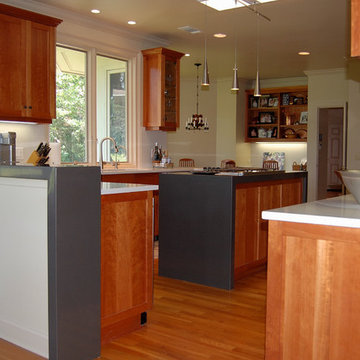 QUARTZ WATERFALL COUNTERTOPS