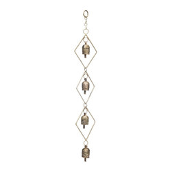 Matr Boomie (Bell) - Delicate Diamond Bell Chime - Wind Chimes