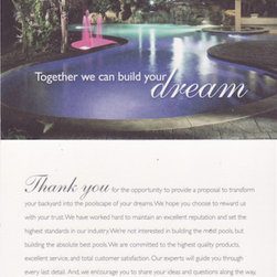Pool Builders Sales and Marketing - Products