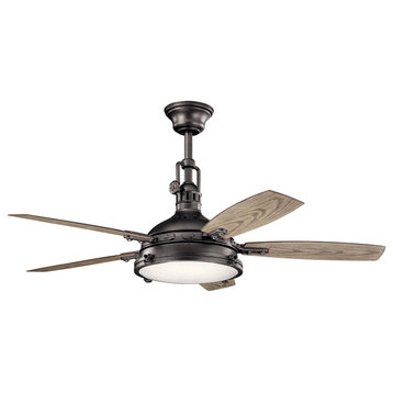 Kichler 52" Hatteras Bay LED Ceiling Fan 310018AVI - Anvil Iron