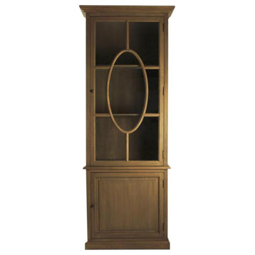 Display Cabinet FLORENCE Chestnut Recycled Oak Reclaimed 2 -She