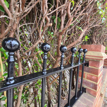 Metal railing restoration in Wimbledon SW20