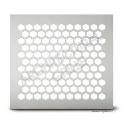 Architectural Grille - PERFORATED GRILLE: #3 - HONEYCOMB - Registers Grilles And Vents