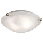 Trans Globe - Trans Globe 58600 BN Constellation - Two Light Flush Mount - The Constellation 12" Flushmount is a low-profileConstellation Two Li Brushed Nickel WhiteUL: Suitable for damp locations Energy Star Qualified: n/a ADA Certified: n/a  *Number of Lights: Lamp: 2-*Wattage:60w E26 bulb(s) *Bulb Included:No *Bulb Type:E26 *Finish Type:Brushed Nickel