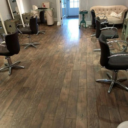 Salon Flooring Installation - Laminate Flooring