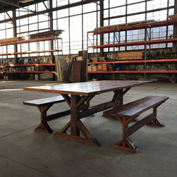 Rustic Farmhouse Dining Room Table - Dining Tables